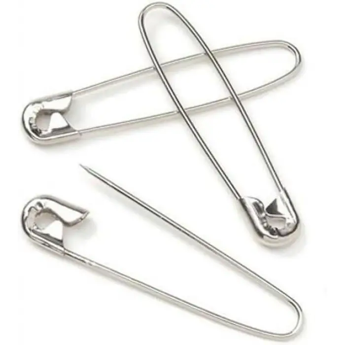Metal Çengelli İğne 12li Set 7,5 cm