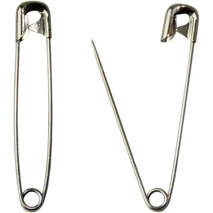 Metal Çengelli İğne 12li Set 7,5 cm