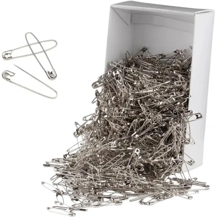 Metal Çengelli İğne 12li Set 7,5 cm