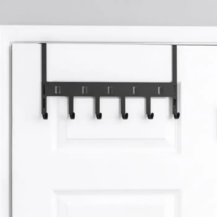Metal kapı arkası askılık, 6 kancalı, 1 adet