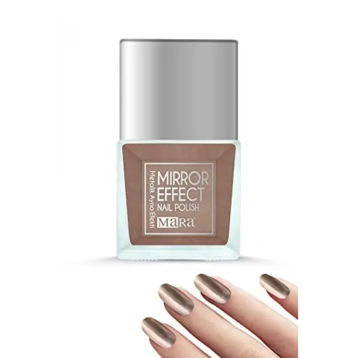 Metalik Ayna Efekli Oje Bronz 15ml