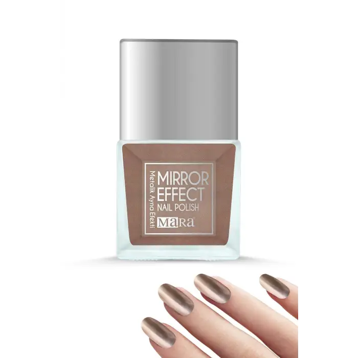 Metalik Ayna Efekli Oje Bronz 15ml