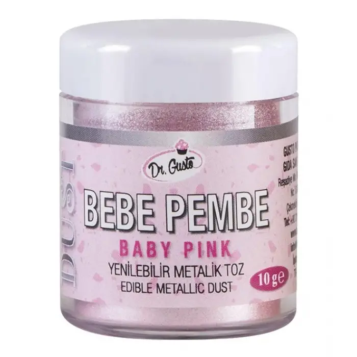Metalik Toz 10 g - Bebe Pembe