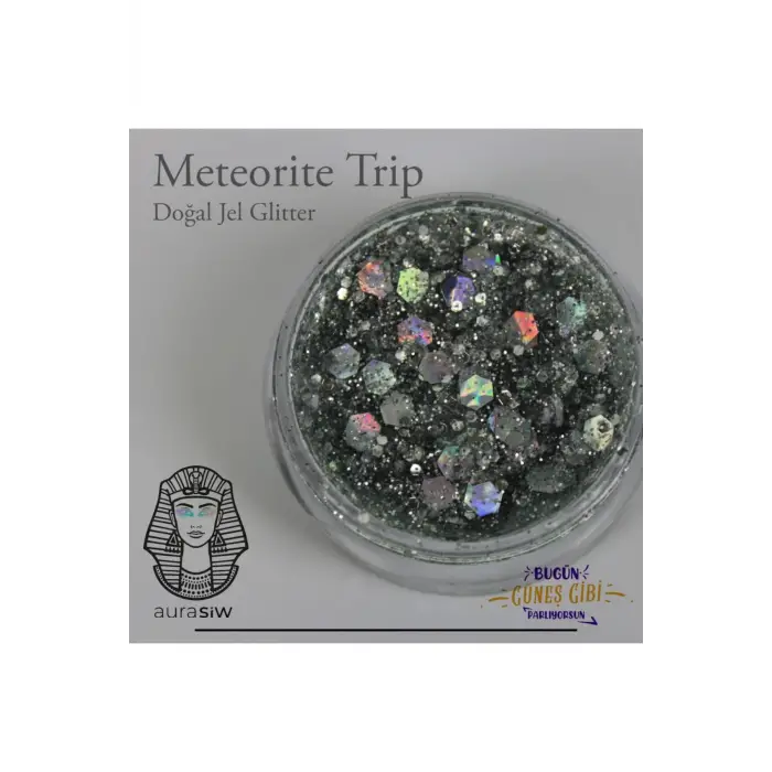 Meteorite Trip - Jel Formlu Doğal Glitter
