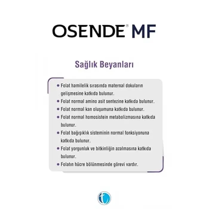 Metilfolat 30 Tablet