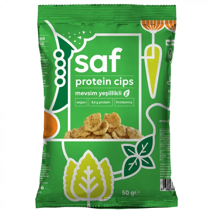 Mevsim Yeşillikli Protein Cips 50 g