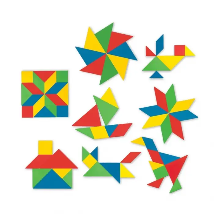 Mey İthalat® 03698 Tangram 28 Parça