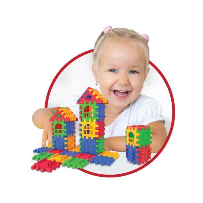 Mey İthalat® 03702 Puzzle City 64 Parça