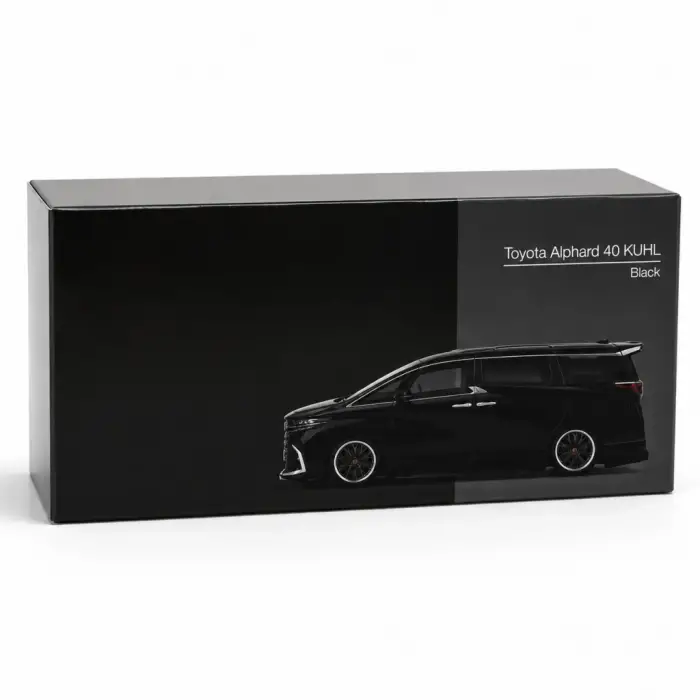 Mey İthalat® 1/64 Model Araç Alphard 40 KUHL Black