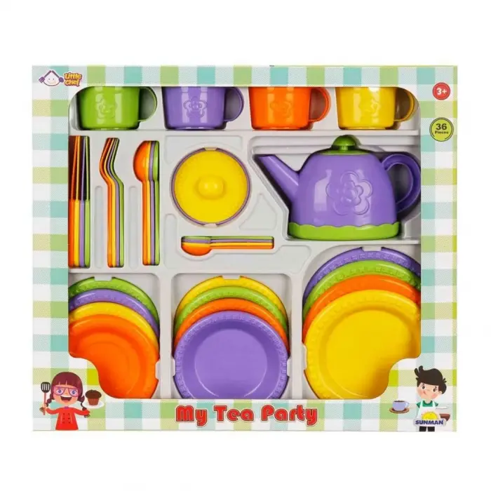 Mey İthalat® 4682 Chef Çay Seti 36 Parça