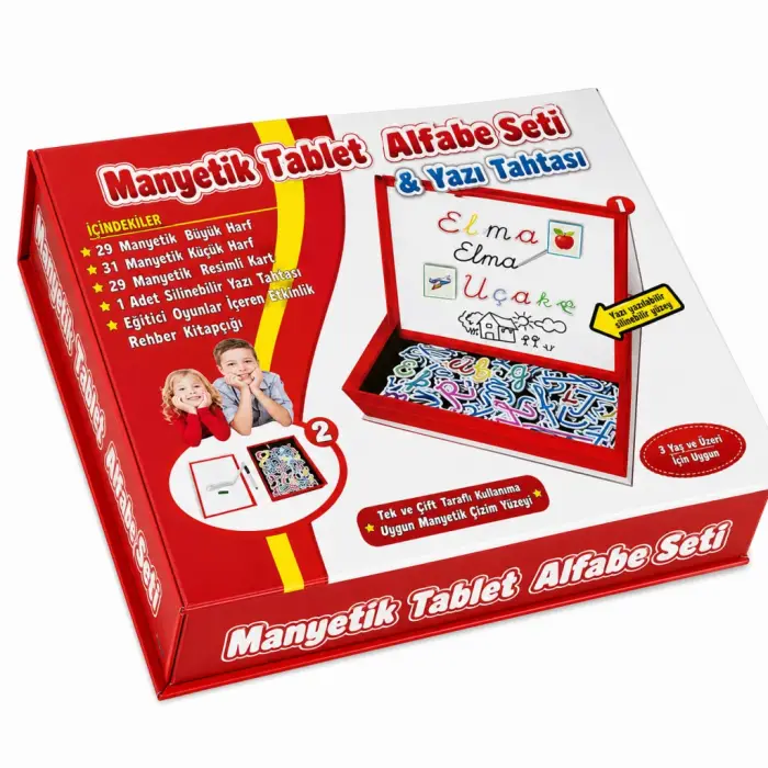 Mey İthalat® 7910 MANYETİK TABLET ALFABE SETİ