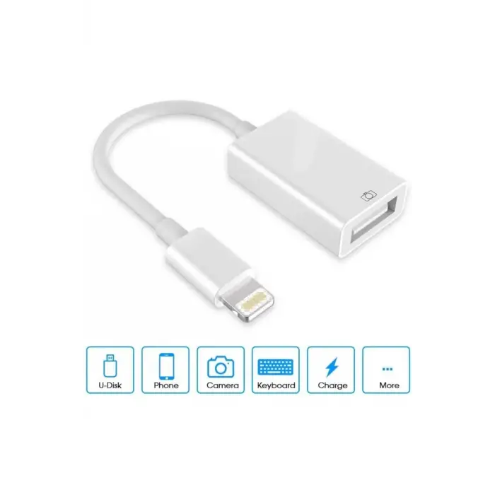 Mey İthalat® APR14 iPhone Otg - Beyaz