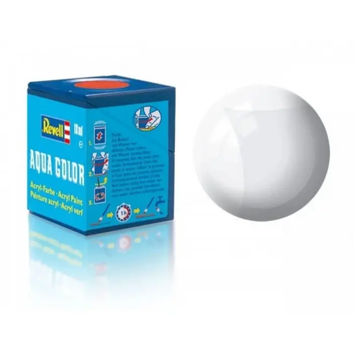 Mey İthalat® Aqua Color Clear - Gloss Boya- 18 ml