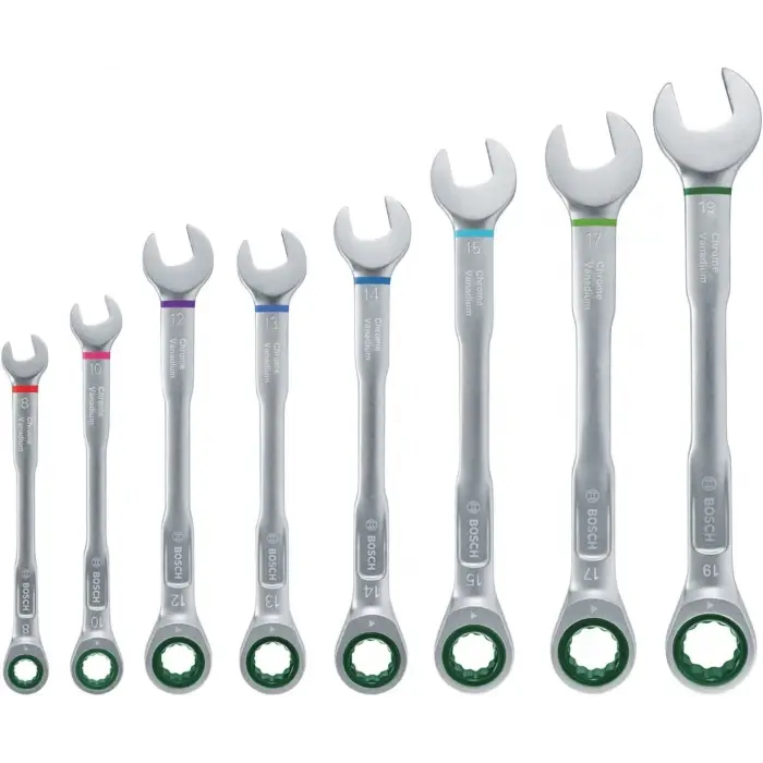 Mey İthalat® Bosch 8 Parça Kombine Anahtar Seti