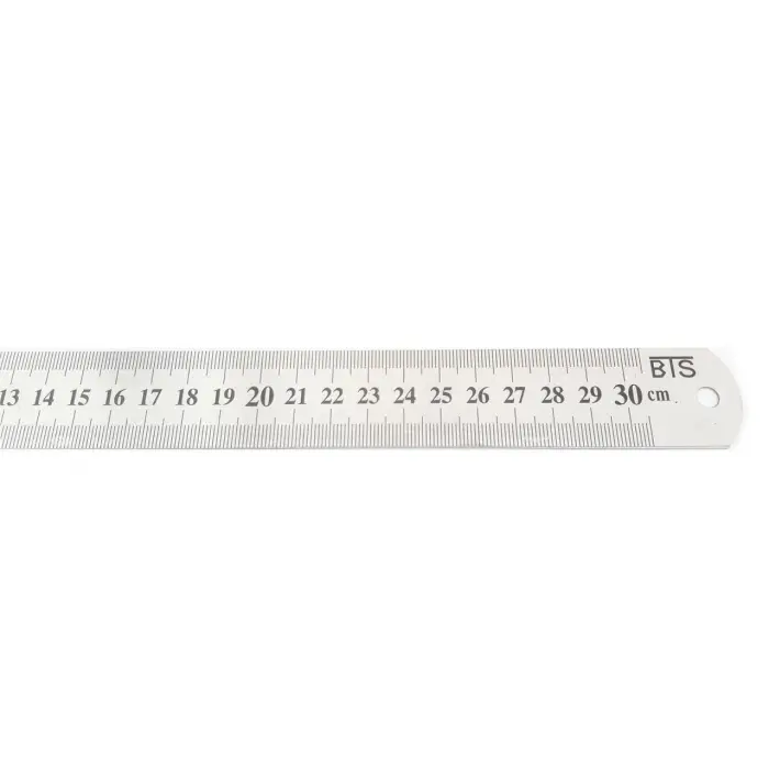 Mey İthalat® BTS 12253 Çelik Cetvel 15 cm 20 mm