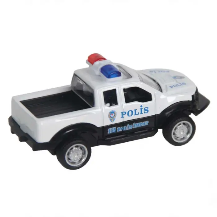 Mey İthalat® Çek Bırak Metal Polis Pickup Aracı ADET FİYATI