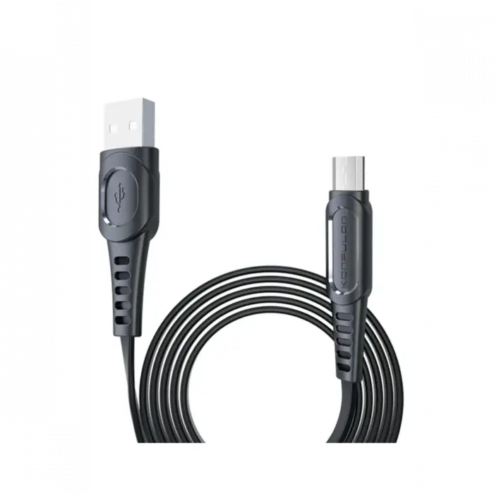 Mey İthalat®  DC01 Süper Hızlı Micro USB Kablo 1M 2.4A - Siyah