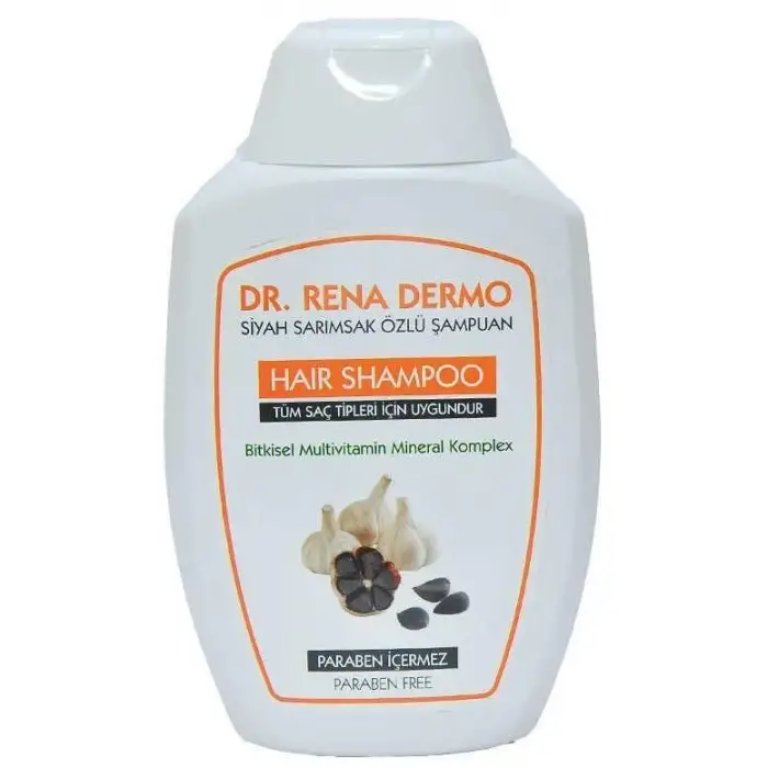 Mey İthalat® Dermo Siyah Sarımsak Özlü Şampuan