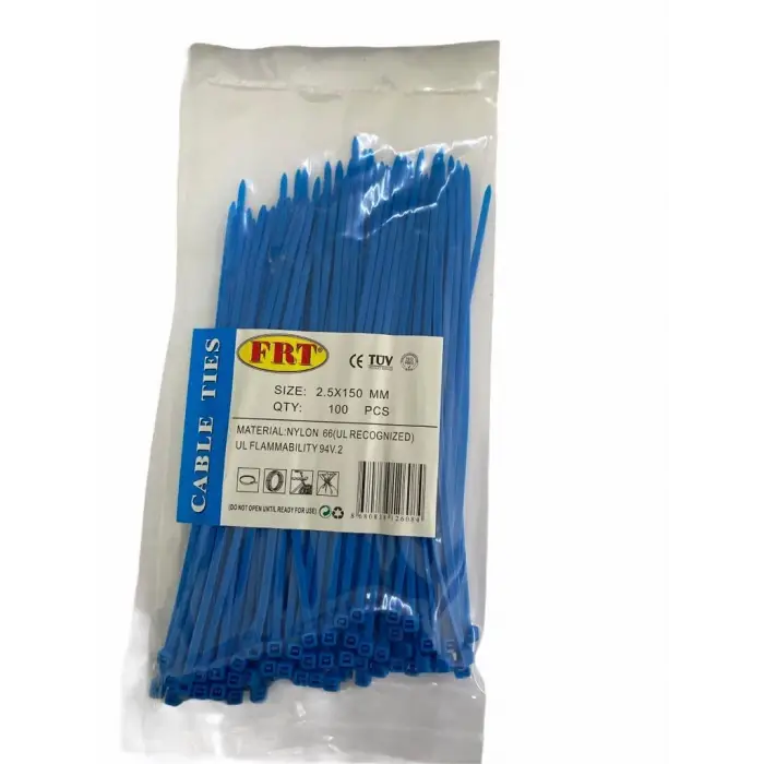 Mey İthalat® FRT Mavi 2,5x150 Kablo Bağı