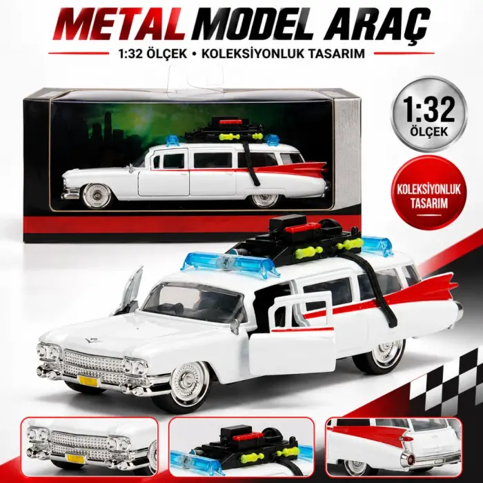 Mey İthalat® Ghostbusters ECTO-1 Model Araç