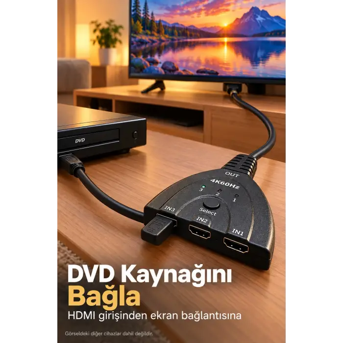 Mey İthalat® HDMI Switch 2.0 ve 3D Format Destekli