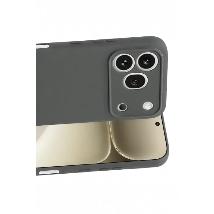 Mey İthalat®  Huawei Honor 600 Pro First Silikon - Gri