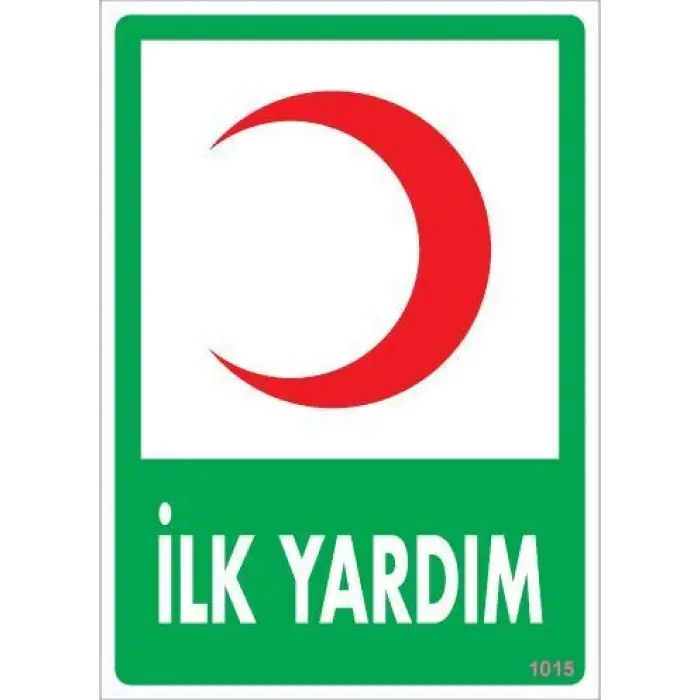Mey İthalat® İlk Yardım Dolabı Levhası 25x35 KOD:1015