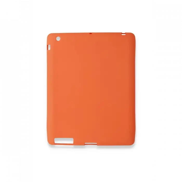 Mey İthalat®  iPad 4 9.7 Kılıf Evo Tablet Silikon - Turuncu