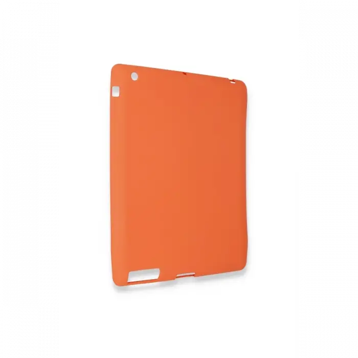 Mey İthalat®  iPad 4 9.7 Kılıf Evo Tablet Silikon - Turuncu