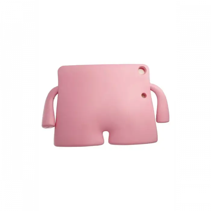 Mey İthalat®  iPad Pro 13 (2024) Karakter Tablet Silikon - Açık Pembe