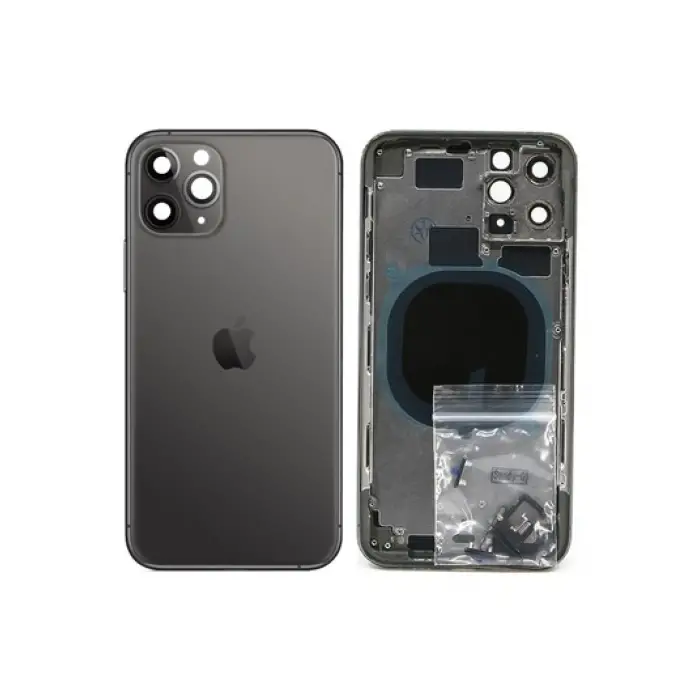 Mey İthalat® iPhone 11 Pro Max İçin  Boş Kasa (Siyah)