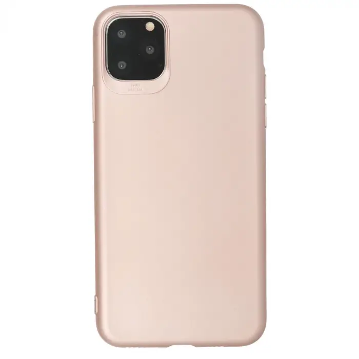 Mey İthalat®   iPhone 11 Pro Max Kılıf First Silikon - Rose Gold