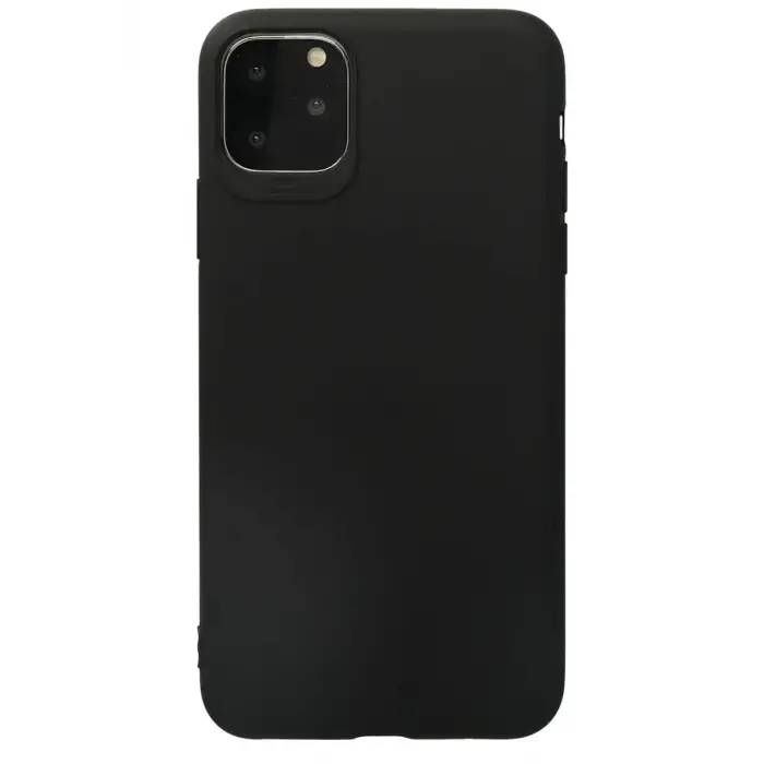 Mey İthalat®   iPhone 11 Pro Max Kılıf First Silikon - Siyah