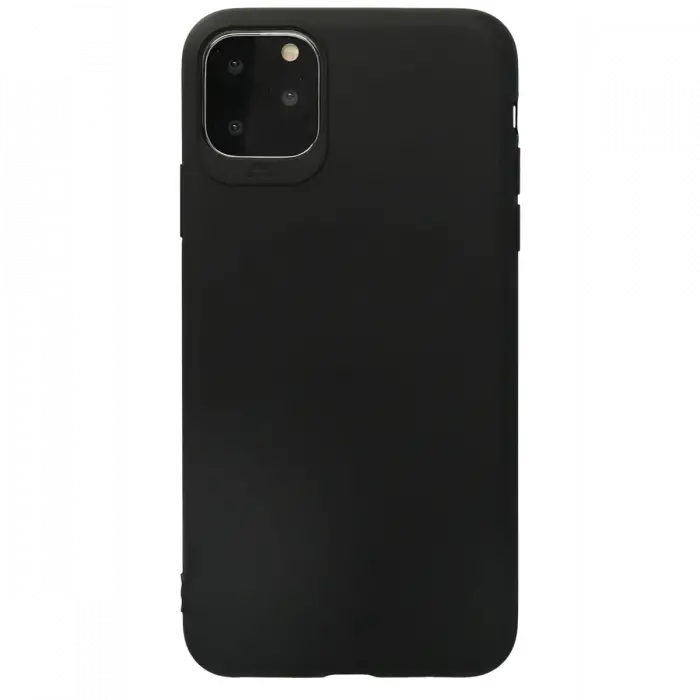 Mey İthalat®   iPhone 11 Pro Max Kılıf First Silikon - Siyah