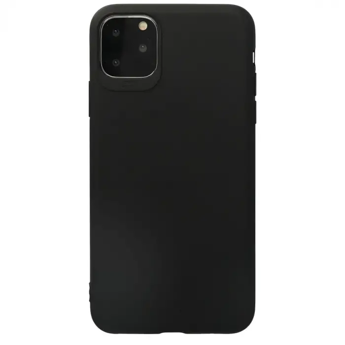 Mey İthalat®   iPhone 11 Pro Max Kılıf First Silikon - Siyah