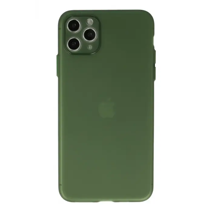 Mey İthalat®   iPhone 11 Pro Max Kılıf Puma Silikon - Yeşil
