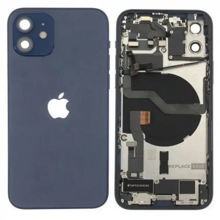 Mey İthalat® iPhone 12 FULL Dolu Kasa (Lacivert)