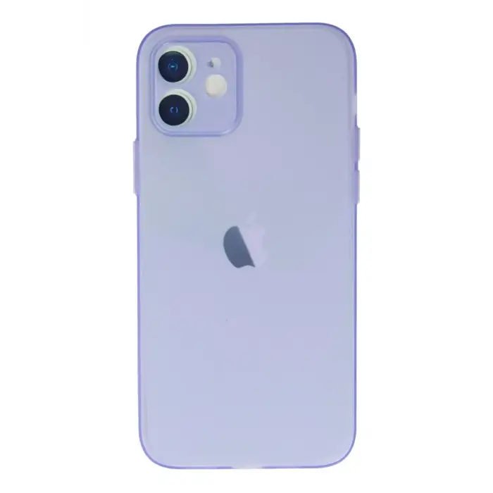 Mey İthalat®   iPhone 12 Kılıf Puma Silikon - Mor