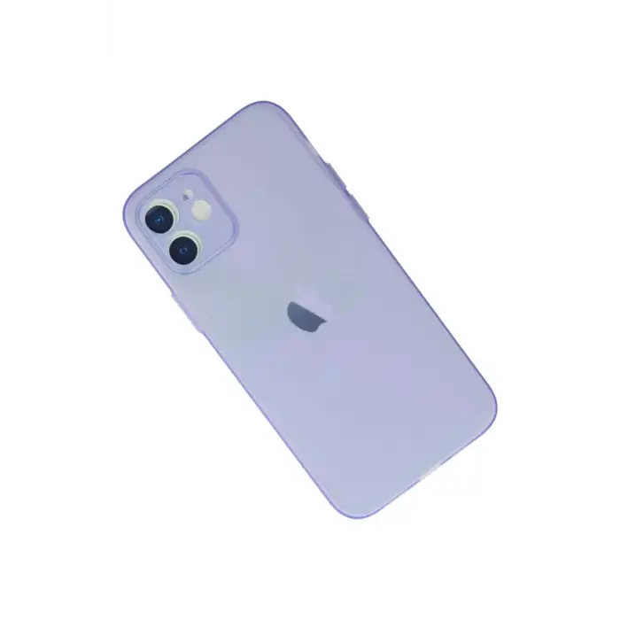 Mey İthalat®   iPhone 12 Kılıf Puma Silikon - Mor