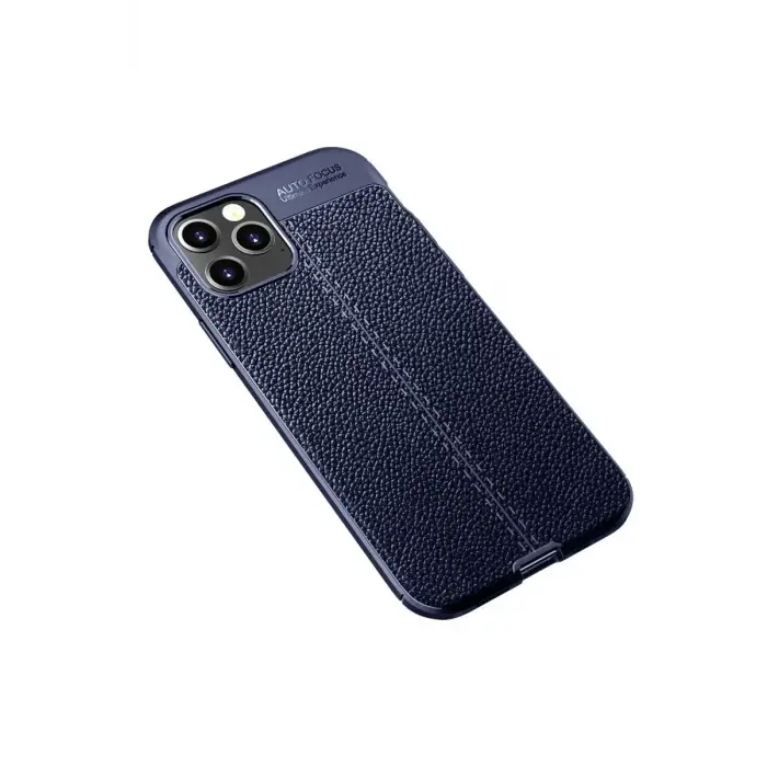 Mey İthalat®   iPhone 12 Pro Kılıf Auto Focus Kapak - Lacivert