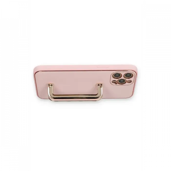 Mey İthalat®  iPhone 12 Pro Kılıf Coco Elit Kapak - Pembe