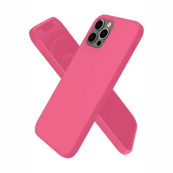 Mey İthalat®  iPhone 12 Pro Kılıf First Silikon - Pembe