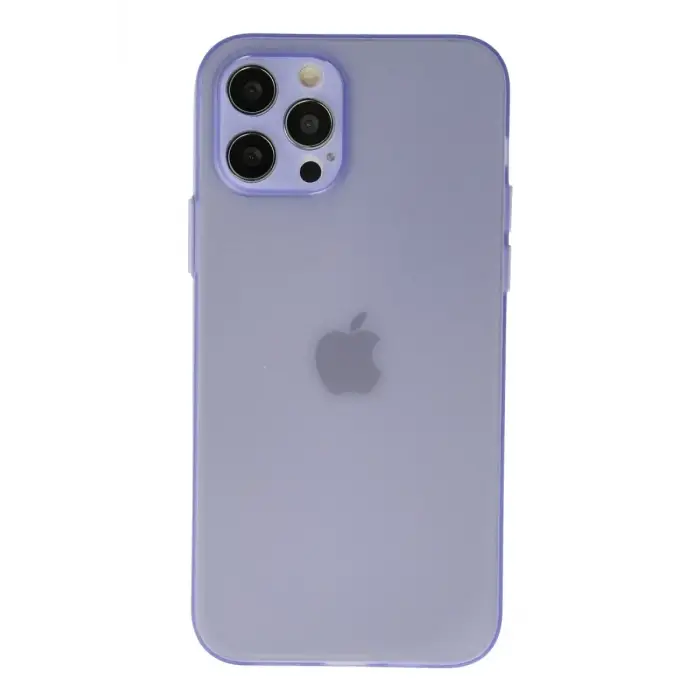 Mey İthalat®   iPhone 12 Pro Kılıf Puma Silikon - Mor