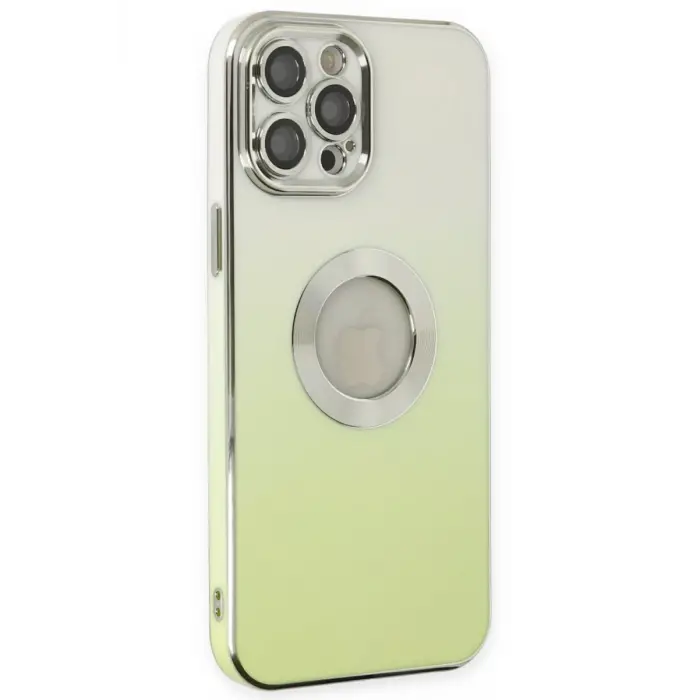 Mey İthalat®   iPhone 12 Pro Max Kılıf Best Silikon - Yeşil
