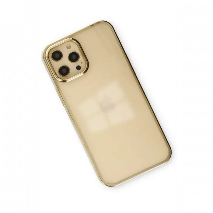 Mey İthalat®  iPhone 12 Pro Max Kılıf Element Silikon - Gold