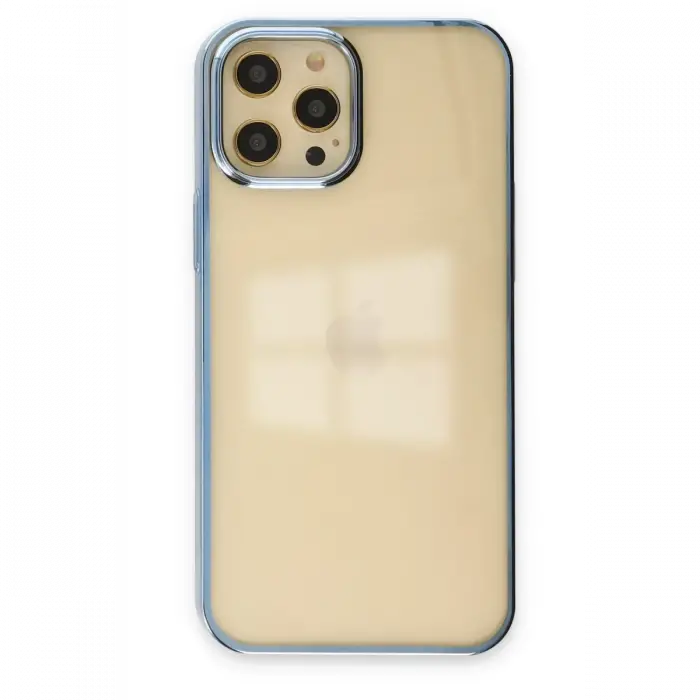 Mey İthalat®  iPhone 12 Pro Max Kılıf Element Silikon - Mavi