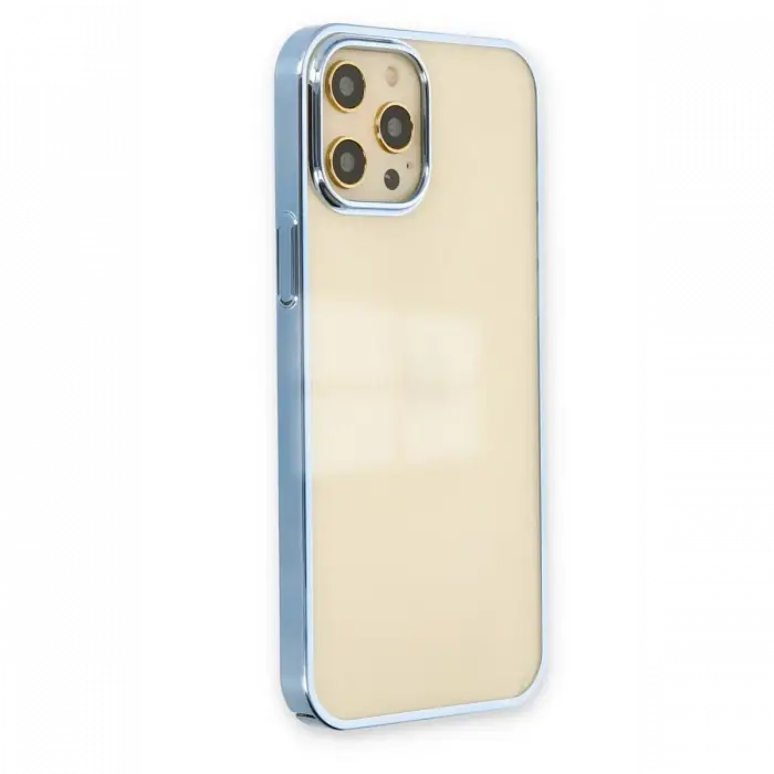 Mey İthalat®  iPhone 12 Pro Max Kılıf Element Silikon - Mavi
