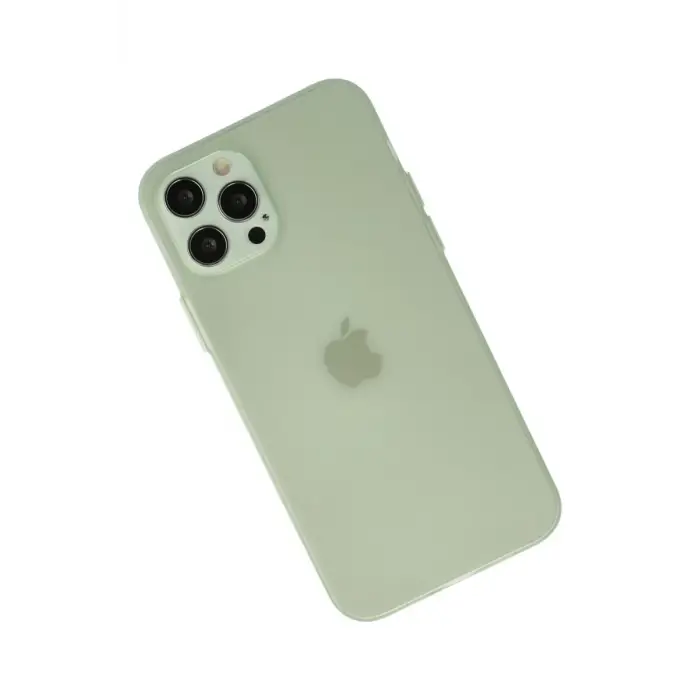 Mey İthalat®   iPhone 12 Pro Max Kılıf Puma Silikon - Açık Yeşil