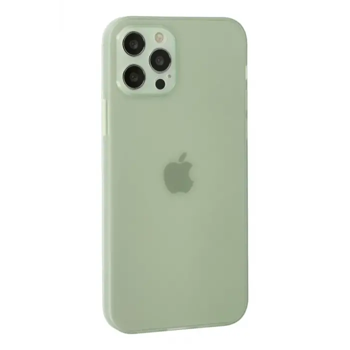 Mey İthalat®   iPhone 12 Pro Max Kılıf Puma Silikon - Açık Yeşil
