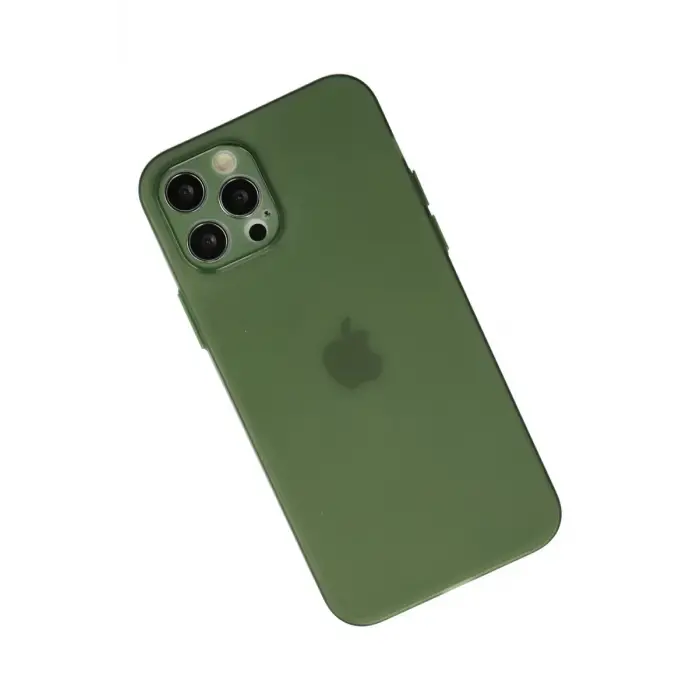 Mey İthalat®   iPhone 12 Pro Max Kılıf Puma Silikon - Yeşil